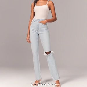 Abercrombie & Fitch 90s Ultra High Rise Straight